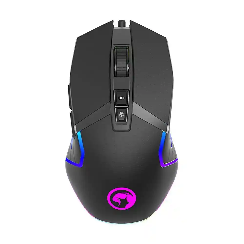 Mouse Gamer Marvo Alámbrico G941 Usb 2.0 800 - 12000 Dpi Negro