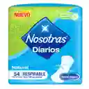 Nosotras Protector Diario Corto Ultra Invisible Ultra Flexible