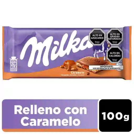 Milka Tableta de Chocolate Relleno con Leche