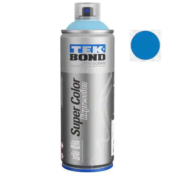 Tek Bond Pintura Expression en Aerosol Spray Caribbean Blue