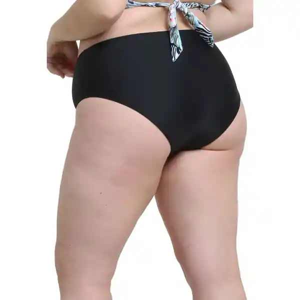 Bikini Calzón Estilo Pin up Negro Talla S Samia