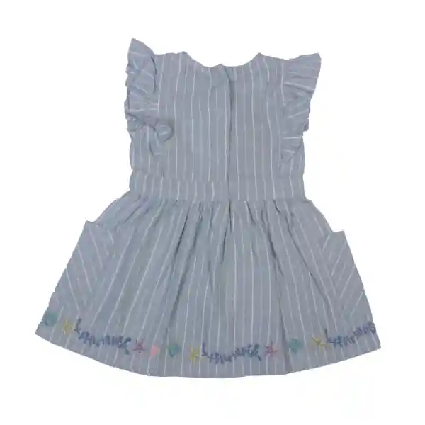 Vestido Bebe Niña Celeste Pillin 4 a