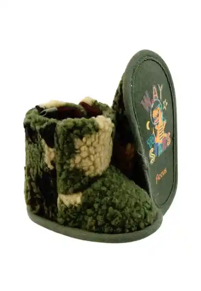 Botas Velcro Soft Bebé Niño Verde 18 817 Ficcus