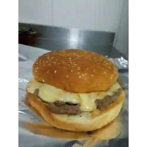 Luco Burger + Papas Fritas