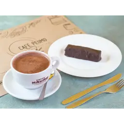 Chocolate Caliente + Barra de Dátiles