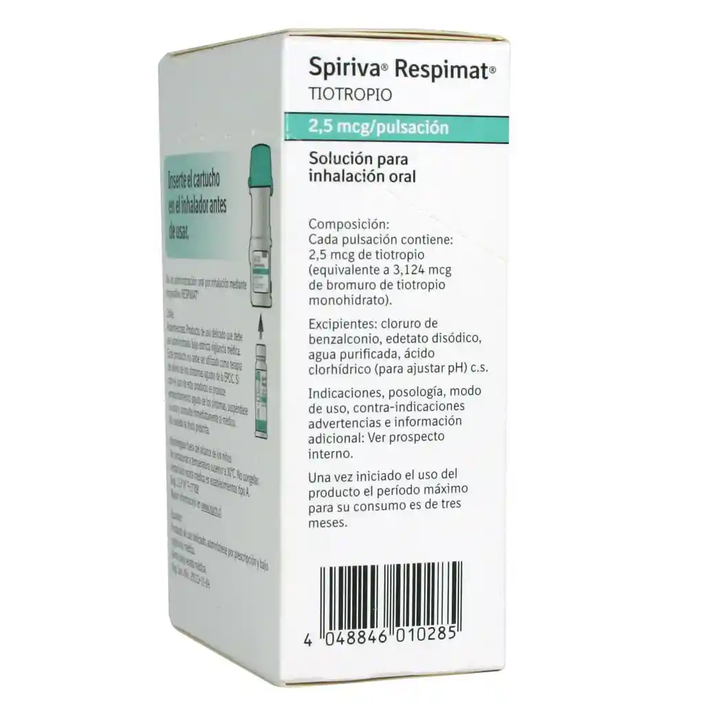 Spiriva Respimat Solucion Inhalatoria 2.5Mcg X 30 Dosis