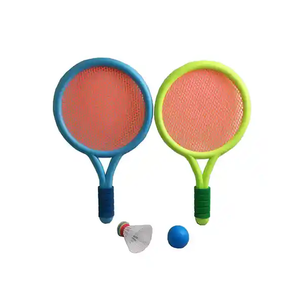 Set de Paletas Con Pelota y Pluma