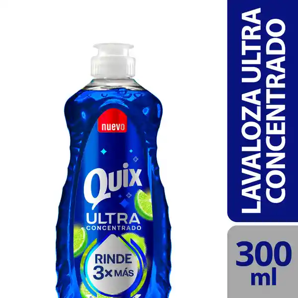 Quix Lavaloza Ultra Concentrado Rinde 3x Más 300 mL