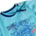 Polera Bebé Niño Turquesa Talla 24 M Pvy656-23Cal Pillín