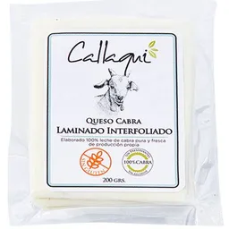 Callaqui Queso de Cabra Suave Laminado 