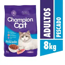 Champiñón Cat Alimento para Gatos Adultos Sabor a Pescado