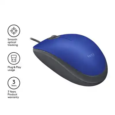 Logitech Mouse Silent Blue M110