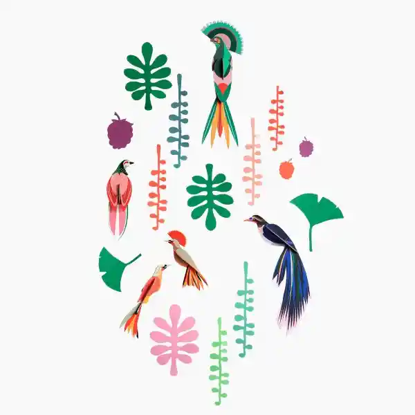 Deco Pared Bird Observer