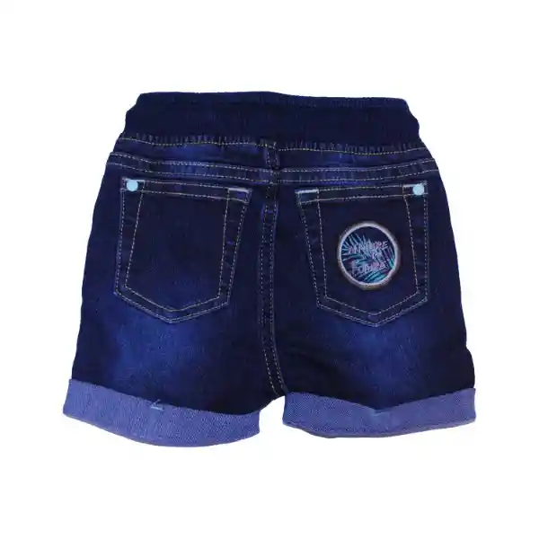 Bermuda Bebe Niño Azul Pillin 9 M