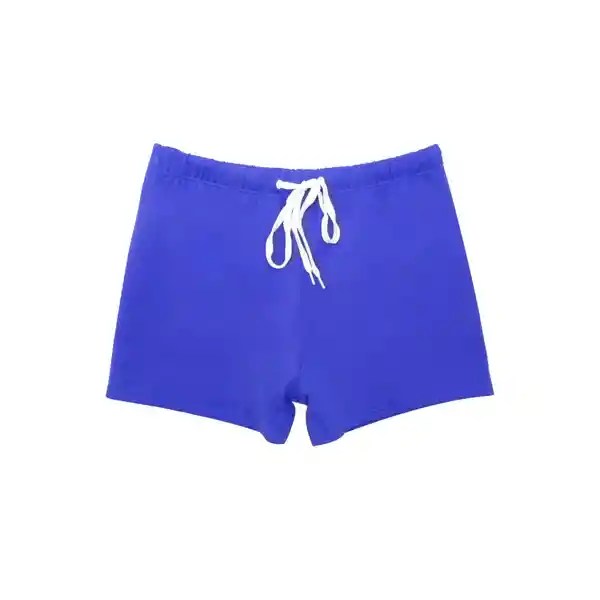 Short de Lycra Azul Talla L Samia