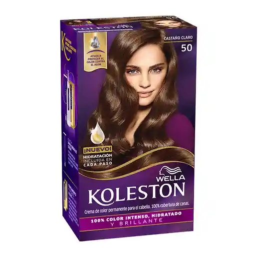 Koleston: Tintura De Pelo Single N50 Castaño Claro Kit