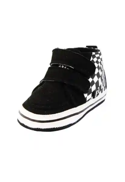 Zapatillas Urbana 2 Velcros Soft Bebé Niño Negro 17 811 Ficcus