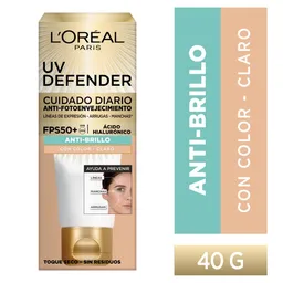 L'Oréal Paris Crema Facial Diaria Uv Defender Tono Claro