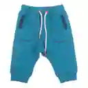 Pantalón Buzo Bebe Niño Turquesa Pillin 12 M