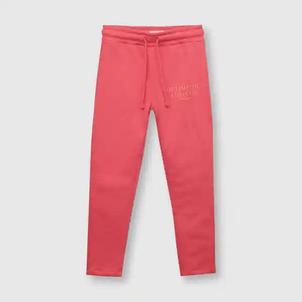 Pantalón de Niña de Buzo Estampado Fucsia Talla 12A Colloky