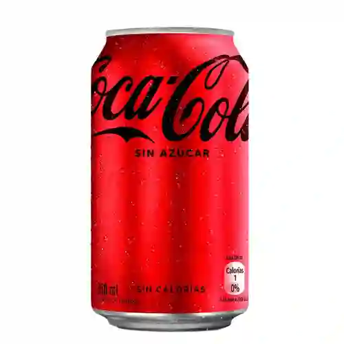 Lata 350cc Coca Cola Sin Azúcar