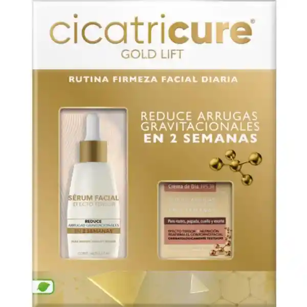 Cicatricure Kit Sérum Gold Lift + Crema Día