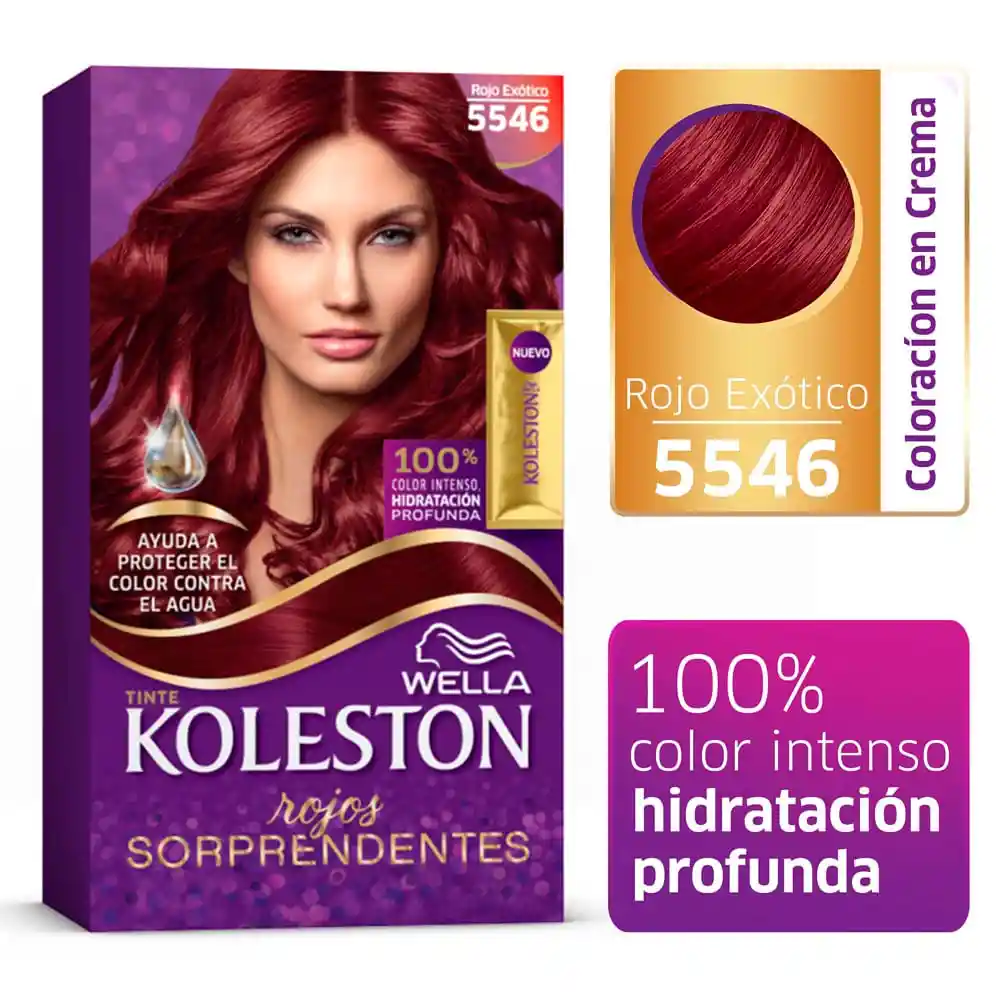 Koleston Tintura De Pelo Single N55/46 Rojo Exótico