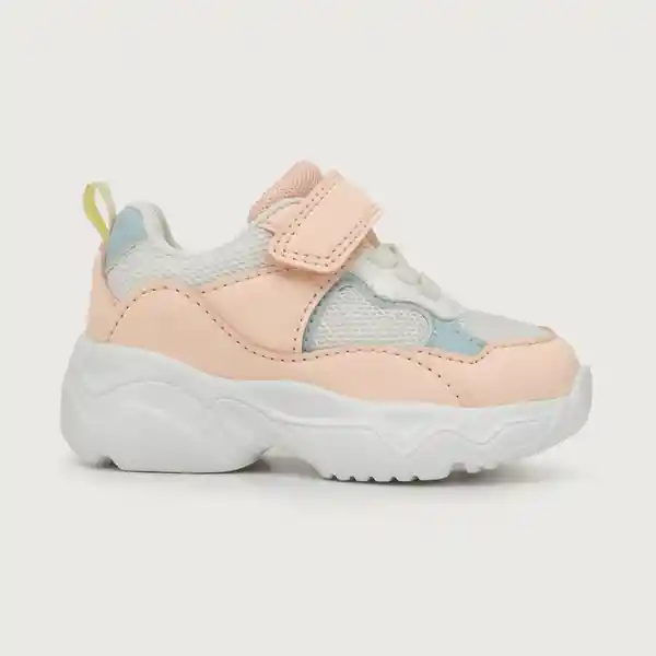 Zapatillas Urbana Chunky de Niña Rosado Talla 22 Opaline