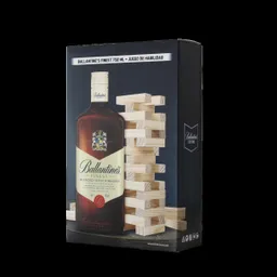 Ballantines Kit Whisky 750 cc + Jenga 750 cc