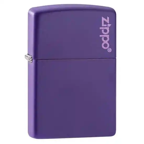 Zippo Encendedor Lighter Classic Purple Matte Logo