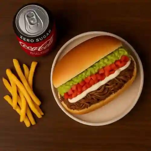 Combo Mechapleto Papitas Bebida