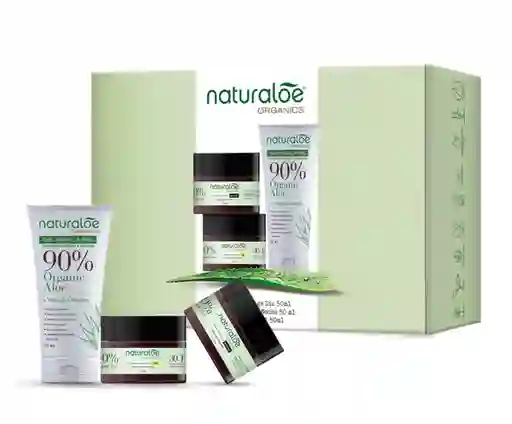 Naturaloe Set Crema Dia + Noche + Gel Antiage