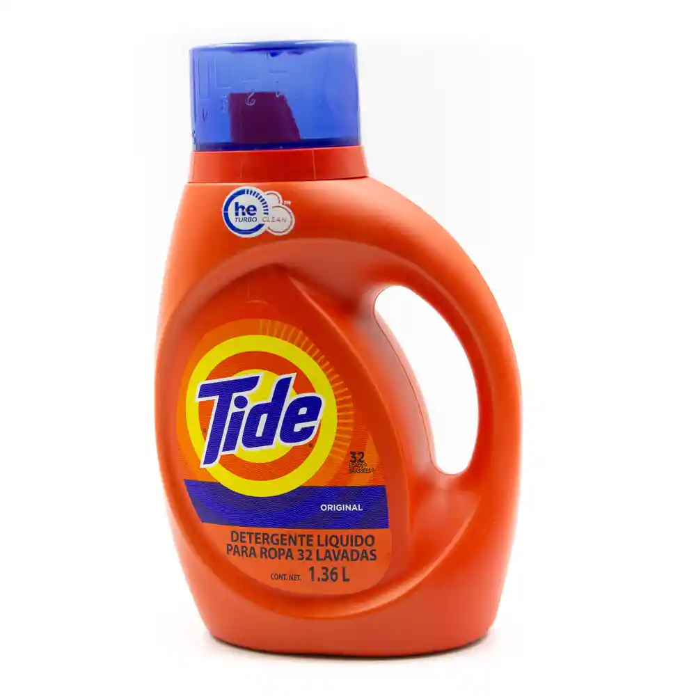 Tide Detergente de Ropa Concentrado The Original 1.36 L