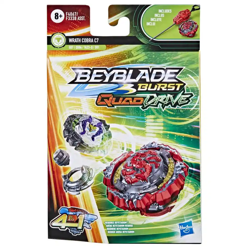 Bey Blade Juguete Wrath Cobra C7