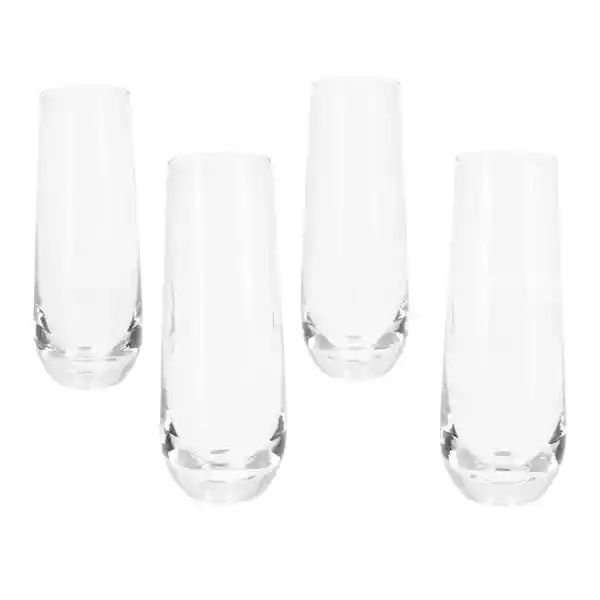 Set Vasos Vidrio Champaña 295 mL