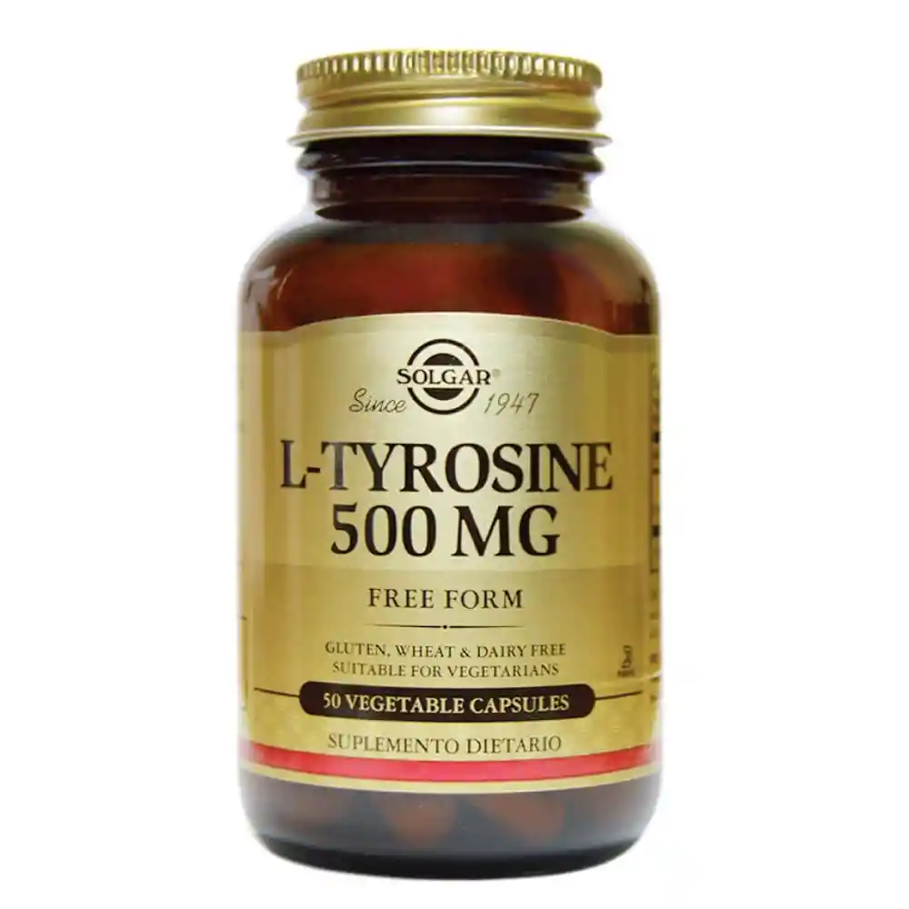  SOLGAR Suplemento Dietario Ltyrosine (500 Mg) 