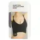 Brasier Deportivo Para Mujer Negro L/XL Miniso