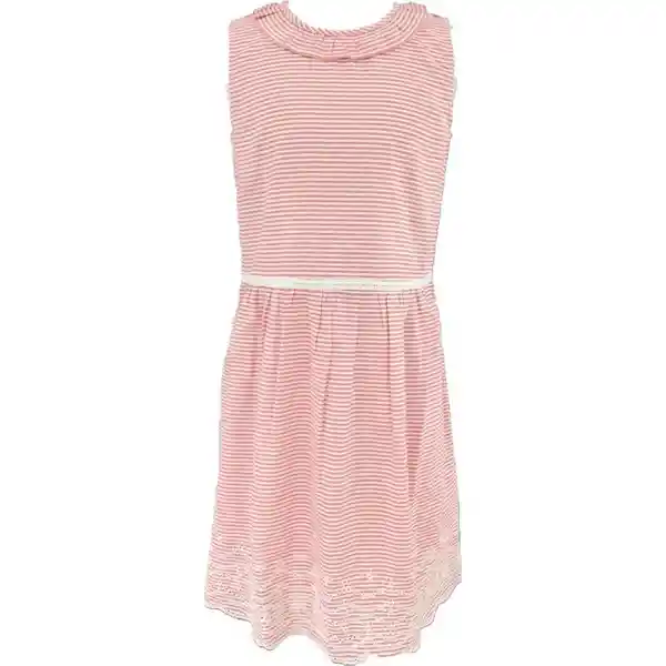 Vestido Manga Corta Fashion Rosa Talla 4