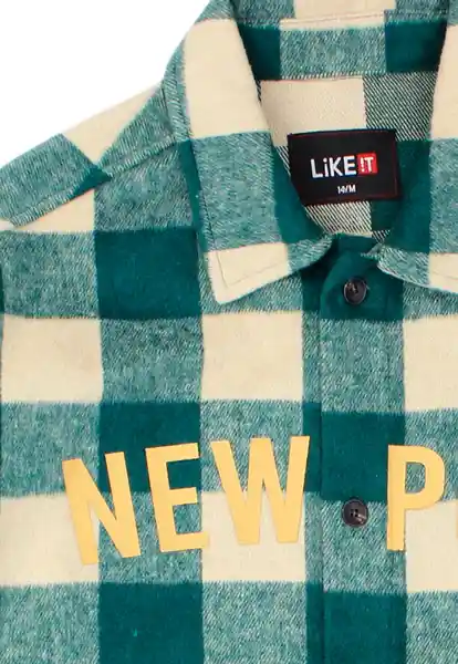 Like It Sobrecamisa Teens Preppy 537 Niña Verde Talla 16 Años