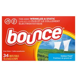 Bounce Hoja Suavizantes Antiestática