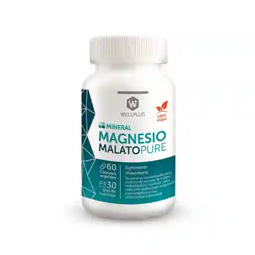 Wellplus Suplemento Alimenticio Magnesio Malato Pure