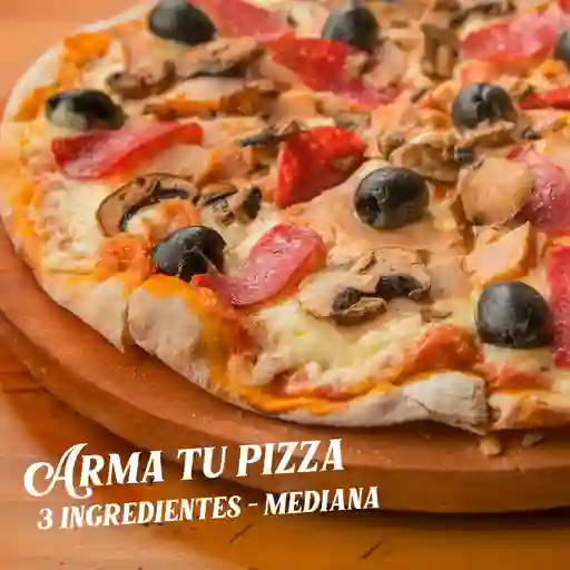 Arma tu pizza mediana