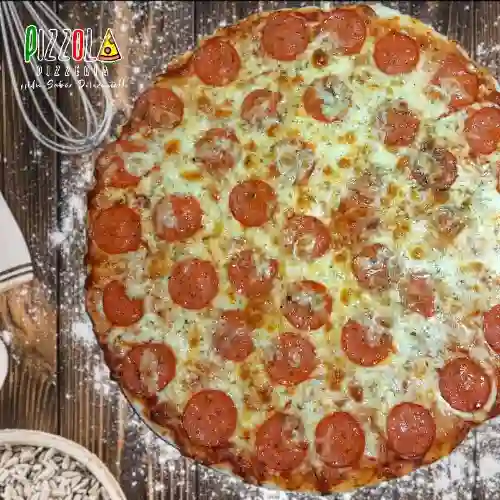 Pizza Pepperoni 3 Ingredientes