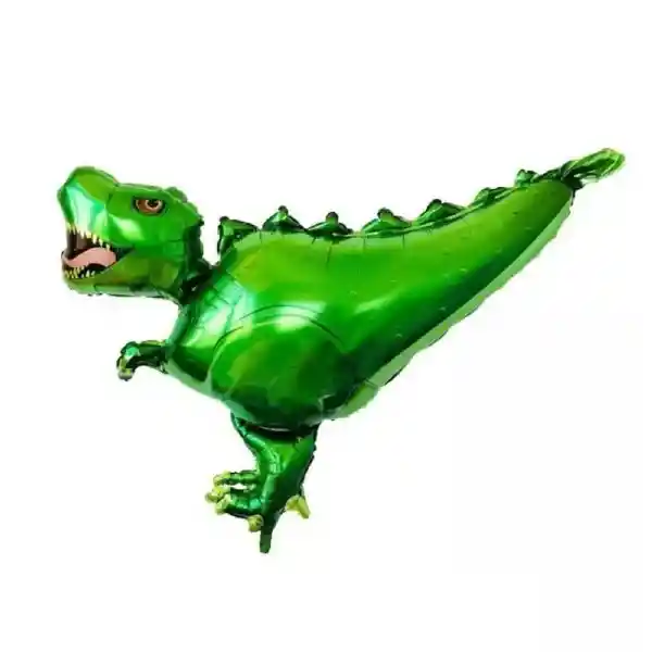 Globo Metálico Dinosaurio Verde