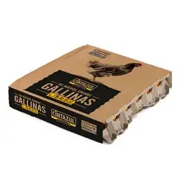 Huevos extra de gallina libre de jaula 20 un.