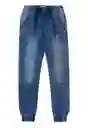 Jean Junior Jogger Cosmic 346 Niño Azul Talla 10 Años Ficcus