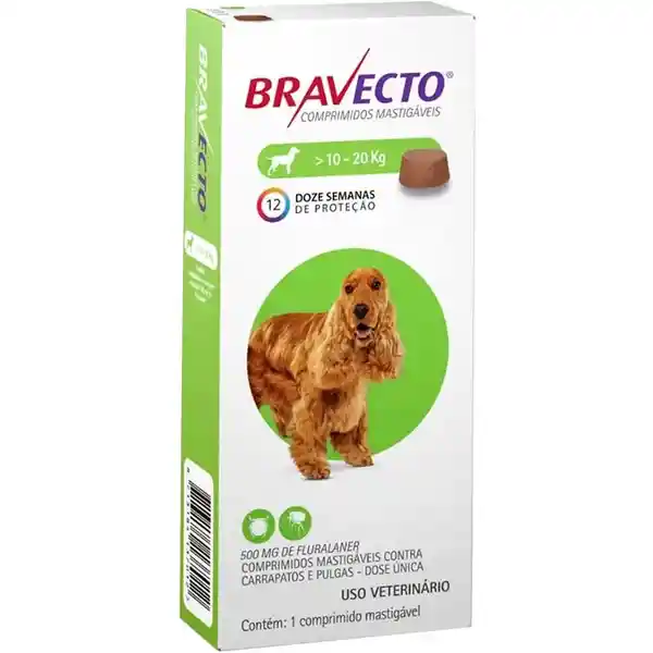 Bravecto Tratamiento Antipulga Para Perro Entre 10-20 Kg