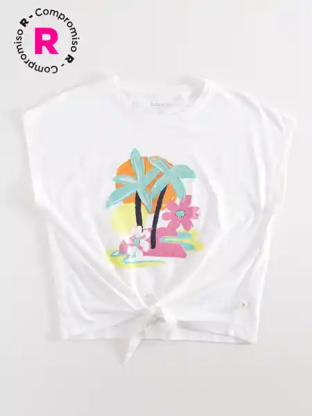 M6T Polera Manga Corta Lenten Cr Crudo 14 V26