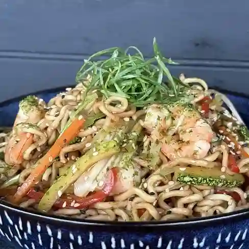 Yakisoba de Camarón