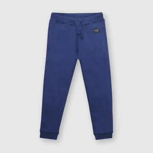 Buzo Con Puño de Niño Light Denim Talla 8A Colloky